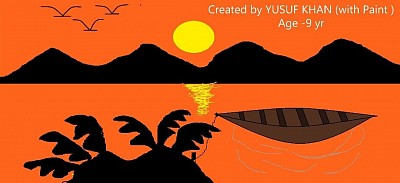 Created by Yousuf Khan ,Age- 9yrs (with windows Paint )